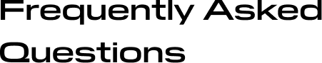 Frequently Asked Questions